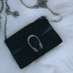 Authentic Gucci Dionysus super mini suede